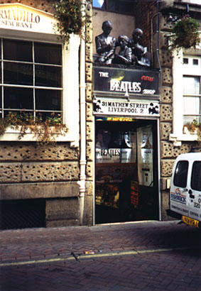 Exterior de The Beatles Shop