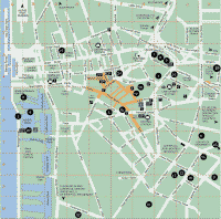 Mapa del centro de Liverpool